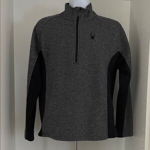 Spyder Gray and Black Men's Sweatshirt